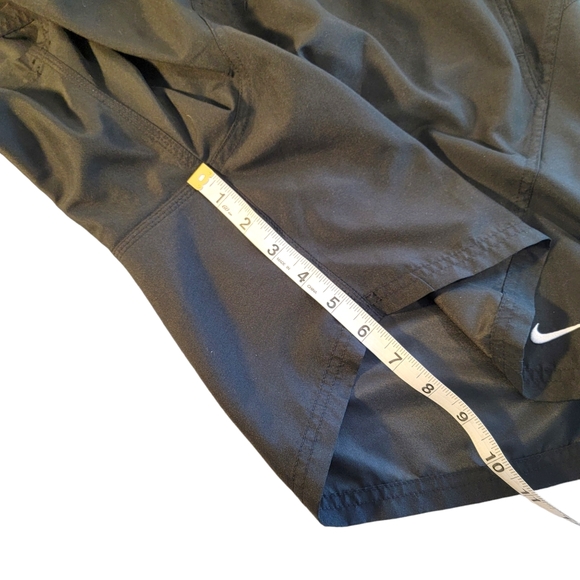 Nike Silver Tag Spell Out Vintage Y2K Black Swim Trunks with Pockets Men's XL - Picture 8 of 11